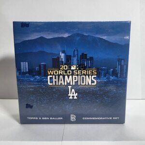 2020 Topps x Ben Baller LA Dodgers Cards World Series Champion Autograph SEALED